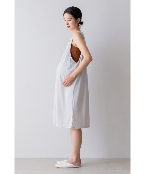 マタニティ Ｍｏｒｅｄｄｅ　授乳がらくちん　カットソーペチワンピース | フェリシモMama | 04