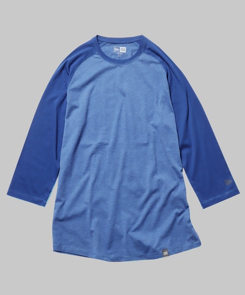 ラグランTシャツ 青 ブルー NEW ERA（ニューエラ） tシャツ Raglan Tee ラグランTシャツ 七分丈