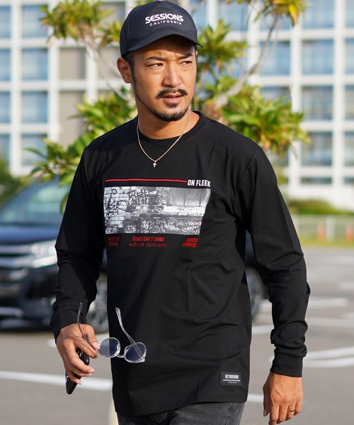 長袖Tシャツ ブラック　ロンT 早い者勝ち‼️ アダムスジャグラー adamsJUGGLER tシャツ スローアップロングティー メンズ