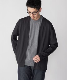 カーディガン SHIPS: japan quality ツイル ジャージー ノーカラー カーディガン メンズ｜ZOZOTOWN Yahoo!店