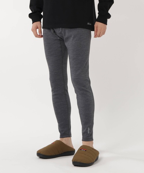 NANGA インナーシャツ 肌着 MERINO WOOL BASE LAYER LEGGINGS