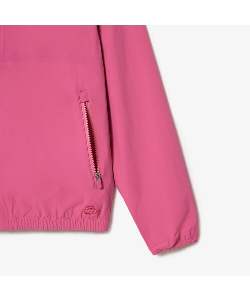 LACOSTE パーカー リサイクルナイロンウィンドブレイカー メンズ