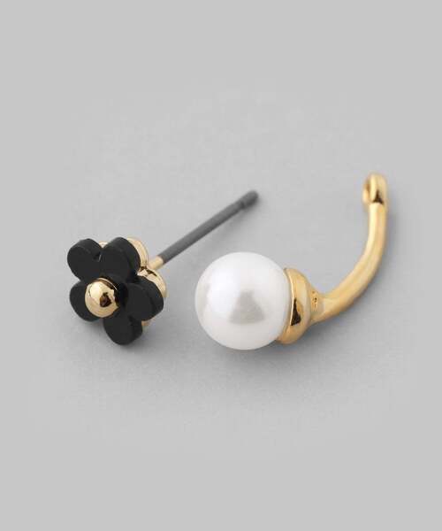 ANEMONE（アネモネ） パール ピアス フラワー×パール2WAYバック