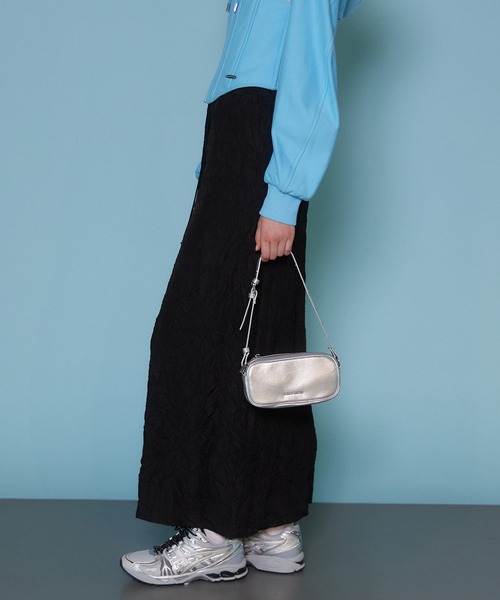 MAISON SPECIAL スカート Washer Pleats Maxi Skirt/ワッシャー