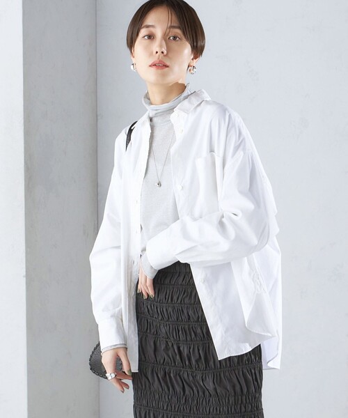 tシャツ 「手洗い可能」ラメ ハイネック タートル プルオーバー  レディース SHIPS tシャツ 「手洗い可能」ラメ ハイネック タートル プル