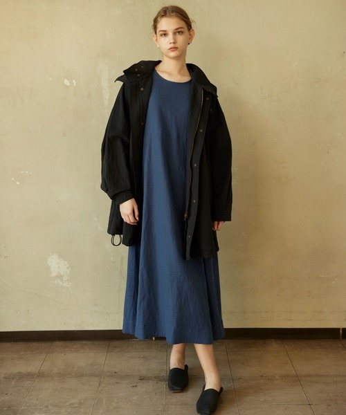 RNA-N ワンピース D1638 コットンリネンブロークンツイルOP  