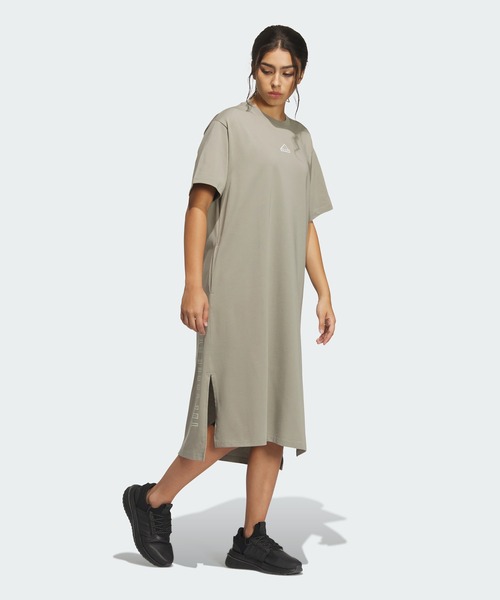 人気★adidas ワーディング ルーズフィット Tシャツワンピース 楽天市場】アディダス ワンピース ADIDAS ワーディング ルーズ