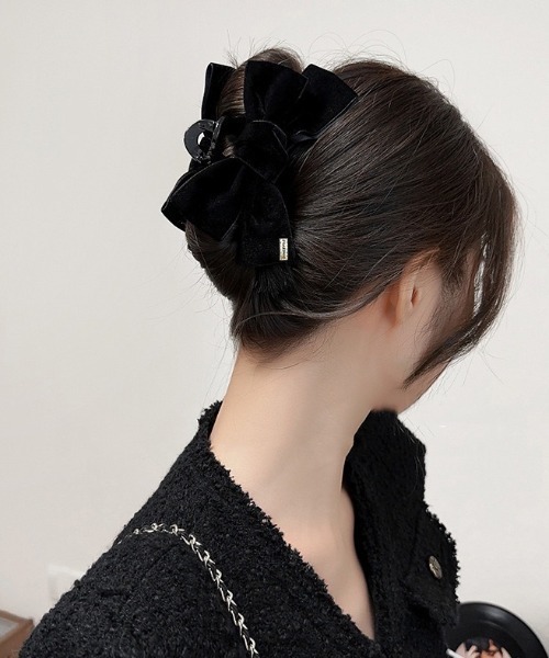 ヘアクリップ ベロアリボンヘアクリップ : ZOZOTOWN Yahoo!店 - 通販