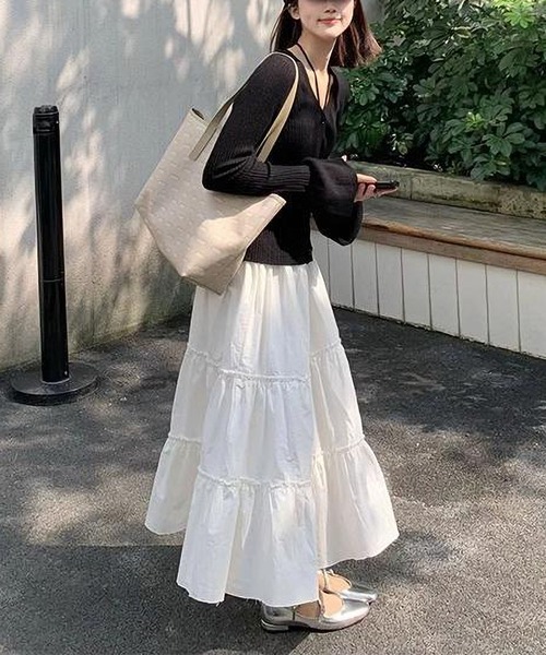BLANC FICELLE スカート 切替 スカート : ZOZOTOWN Yahoo!店 - 通販