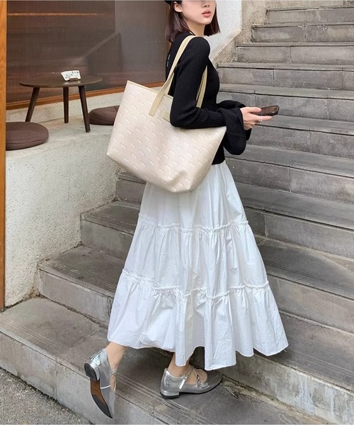 BLANC FICELLE スカート 切替 スカート : ZOZOTOWN Yahoo!店 - 通販
