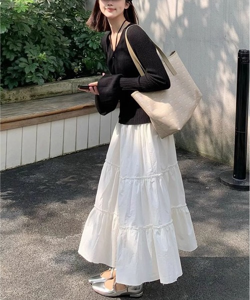 BLANC FICELLE スカート 切替 スカート : ZOZOTOWN Yahoo!店 - 通販