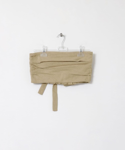 belt bare top レディース