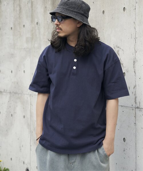 Goodwear（グッドウェア） ヘンリーネック tシャツ ヘンリーネックT