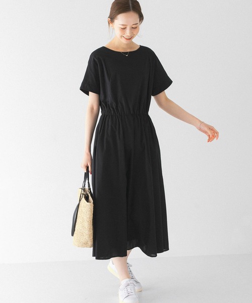 URBAN RESEARCH ROSSO」 半袖ワンピース FREE カーキ レディース 