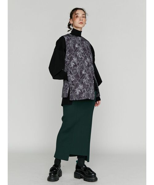 UN3D.（アンスリード） スカート RIB KT TIGHT SK / リブニットタイト