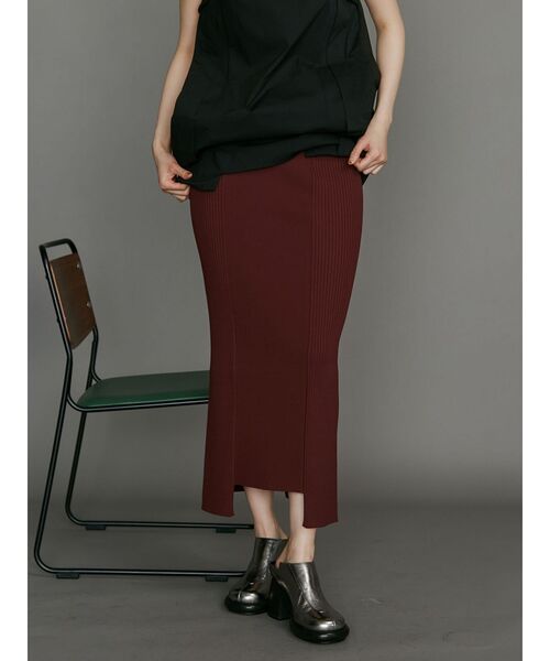UN3D. リブニットタイトスカート UN3D. スカート RIB KT TIGHT SK / リブニットタイトスカート