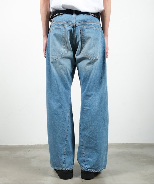 JieDa（ジエダ） ワイドパンツ ジーンズ USED 3D WORK DENIM (NEW WASH