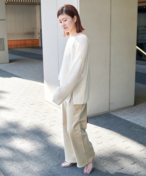 Spick＆Span 「Spick & Span」 長袖ニット - ホワイト