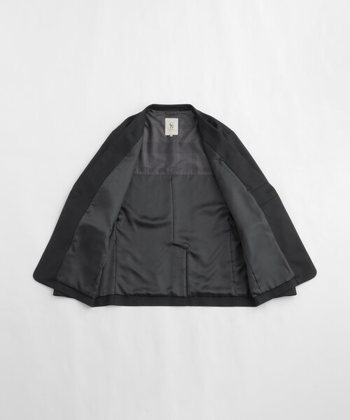 CB CRESTBRIDGE ジャケット ノーカラージャケット ライトミルド