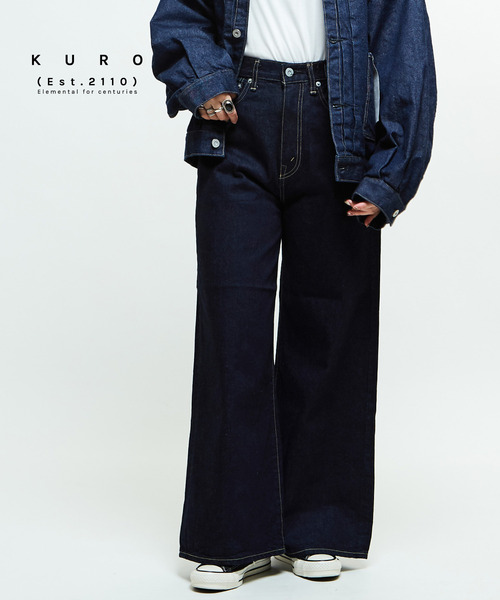 その他 KURO KURO ジーンズ デニム デニムパンツ 「KURO」WIDE DENIM PANTS