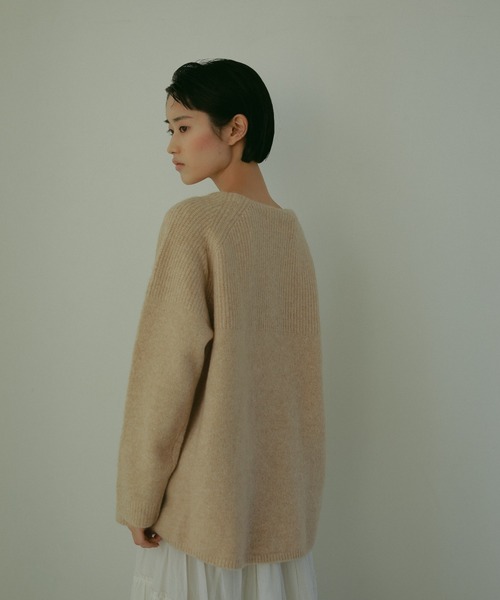 CASA FLINE ニット セーター ラグランモヘアニットトップス