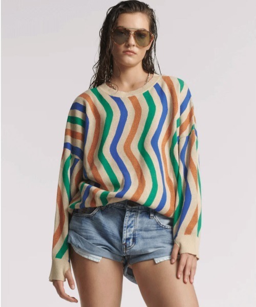 ニット セーター ACID TRIP KNITTED SWEATER レディース