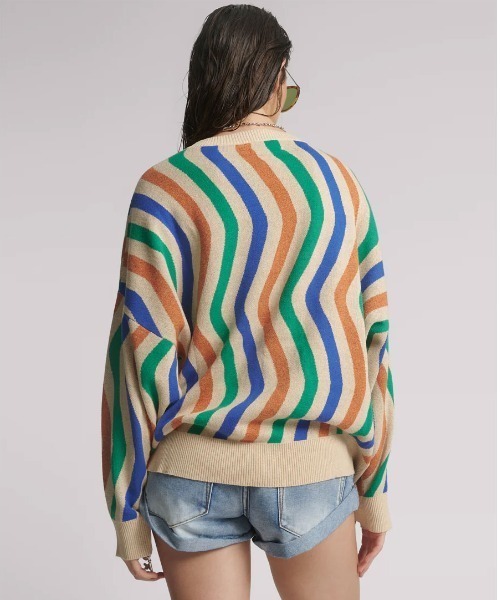 ニット セーター ACID TRIP KNITTED SWEATER レディース One Tea spoon ニット セーター ACID TRIP KNITTED SWEATER