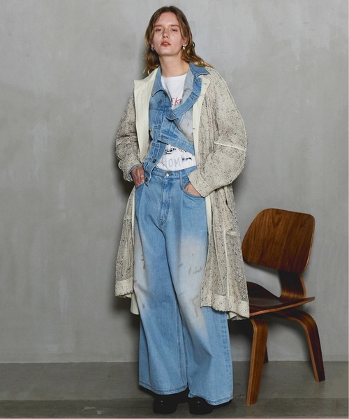 MAISON SPECIAL モッズコート コート Mesh Long Length Mods