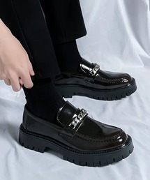 CALIFORNIA OUTFITTERS ローファー 通学 3-11E82 チェーンビット 厚底