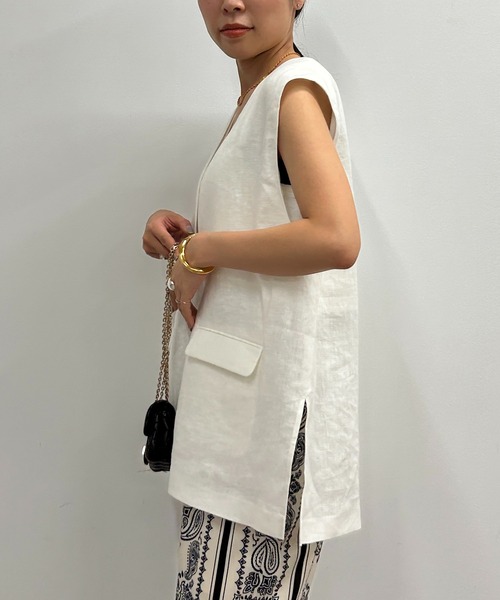 Loungedress 「LOUNGEDRESS」 ノースリーブブラウス FREE