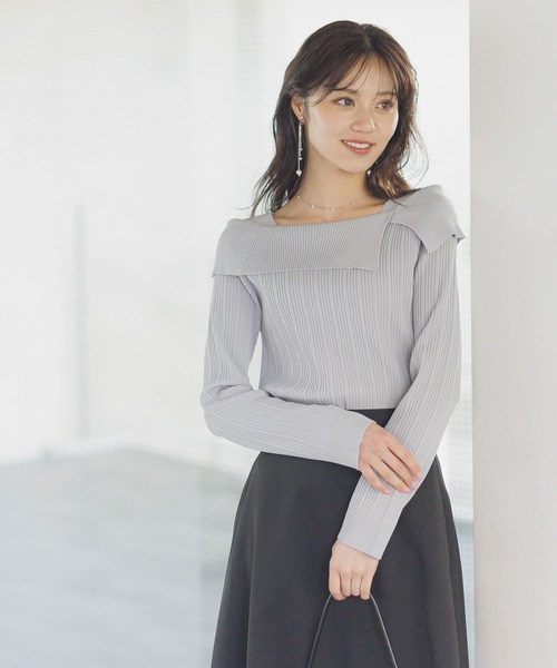 Andemiu（アンデミュウ） ニット セーター 「ミントWEB限定」スリット