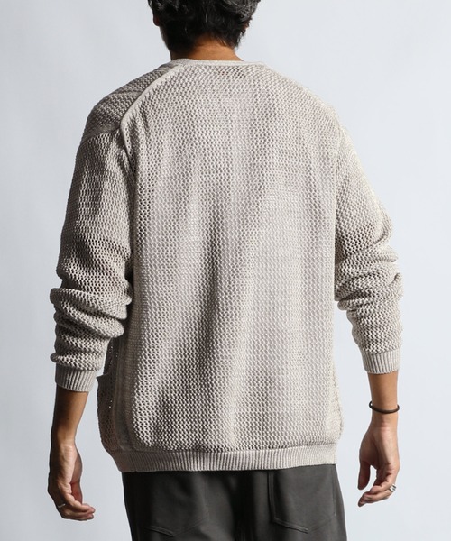 The DUFFER of ST.GEORGE カーディガン MESH KNIT CARDIGAN
