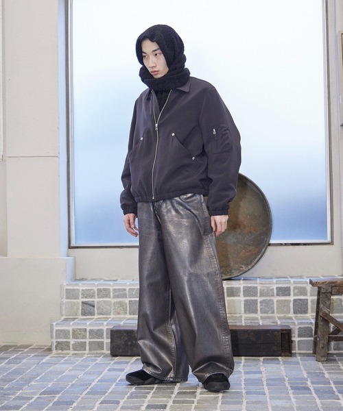 ワイドパンツ ジーンズ ASU C DNM ULTRABGY COTNG メンズ レディースの画像