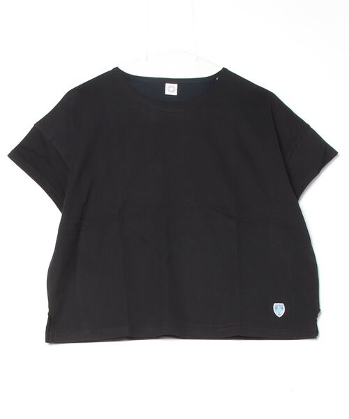 新品 オーシバル ORCIVAL 黒 ボートネックショートスリーブプルオーバー ORCIVAL tシャツ ORCIVAL/オーシバル ボートネックショート