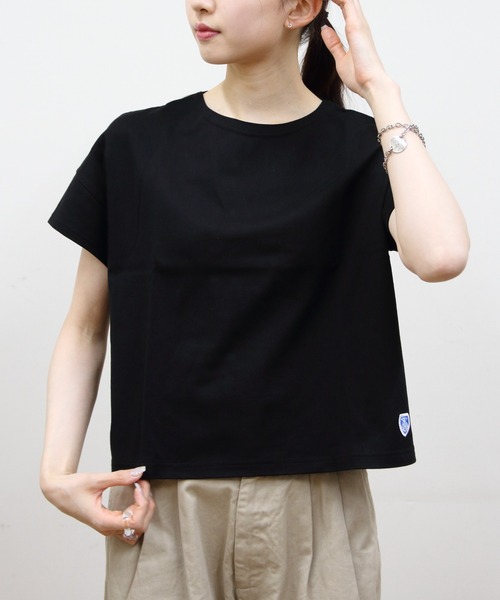 ORCIVAL オーシバル ボートネックショートスリーブプルオーバー ネイビー ORCIVAL tシャツ ORCIVAL/オーシバル ボートネックショート