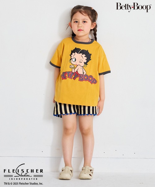 【Betty Boop(TM)】センタープリントワイドTシャツ Betty Boop(TM)】センタープリントワイドTシャツ｜ギャレストの