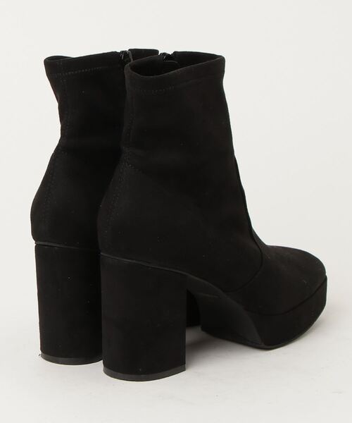 「R&E rosessence」 ショートブーツ LL ブラック レディース_画像2
