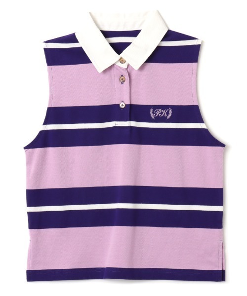 atmos pink No Sleeve Rugger Shirt / アトモス ピンク ノースリーブ ラガーシャツ レディース
