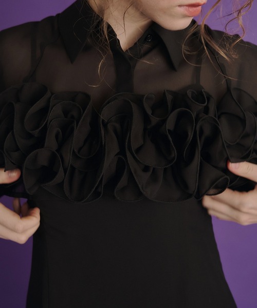 スーツ・フォーマル・ドレス et.univer Frill sleeve dress et.UNiVER ドレス Frill sleeve dress : ZOZOTOWN Yahoo!店