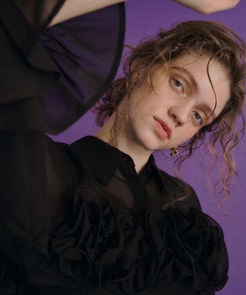 et.UNiVER ドレス Frill shirt layered dress : ZOZOTOWN Yahoo!店