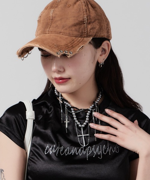 クロスモチーフ ネックレス Chick ネックレス Cross Motif Necklace / クロスモチーフネックレス