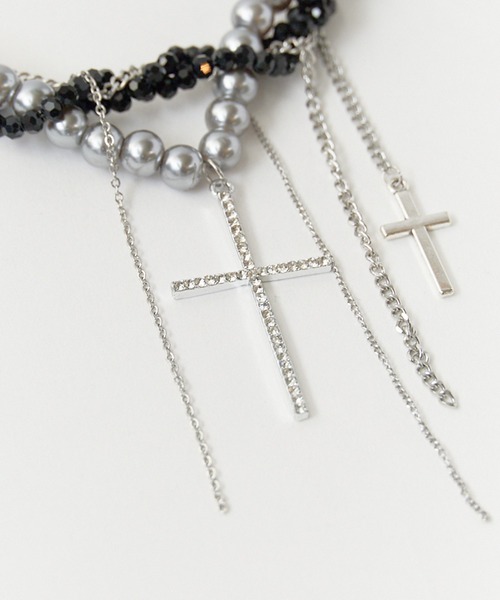 Chick ネックレス Cross Motif Necklace / クロスモチーフネックレス