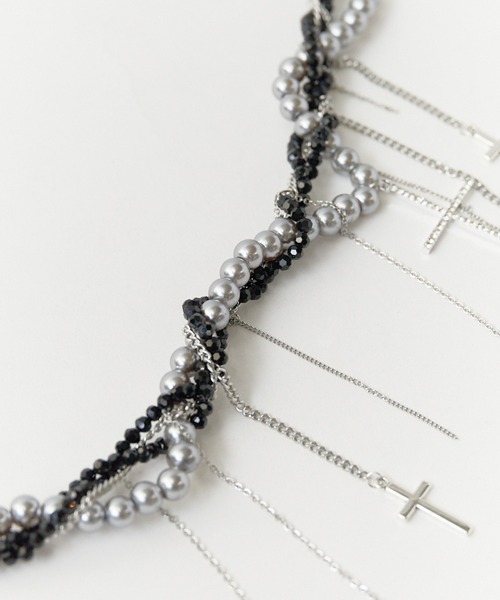 Chick ネックレス Cross Motif Necklace / クロスモチーフネックレス