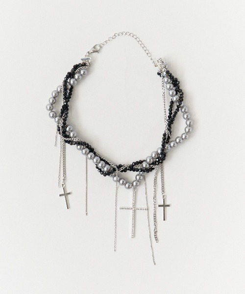 Chick ネックレス Cross Motif Necklace / クロスモチーフネックレス