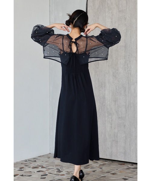 【niana パールチュールボレロセットドレス 定価19,800円】 楽天市場】パールチュールボレロセットドレス パーティードレス