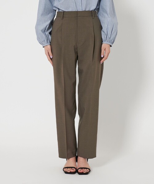 UNITED ARROWS タックテーパードパンツ　新品未使用　タグ付き BEAUTY＆YOUTH UNITED ARROWS スラックス パンツ タック