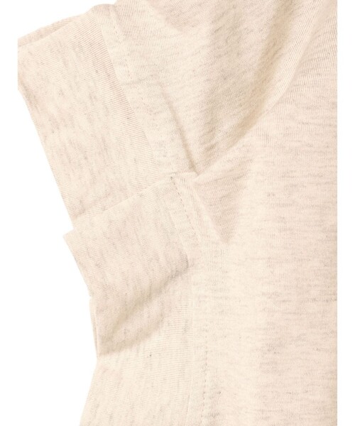 tシャツ mizuiro ind フリルスリーブクルーネックプルオーバー レディース mizuiro ind フリルスリーブクルーネックプルオーバー