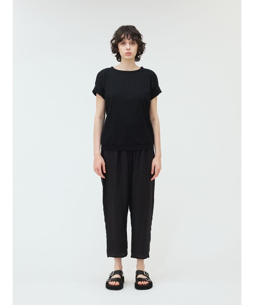 tシャツ mizuiro ind フリルスリーブクルーネックプルオーバー レディース mizuiroind tシャツ mizuiro ind フリルスリーブクルーネック