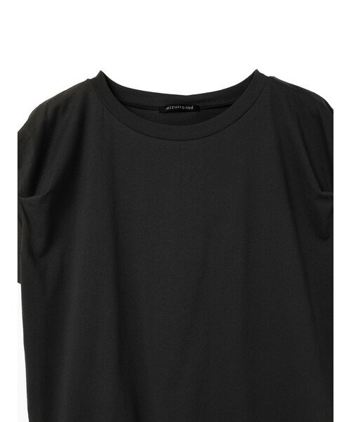mizuiroind tシャツ mizuiro ind フリルスリーブクルーネック