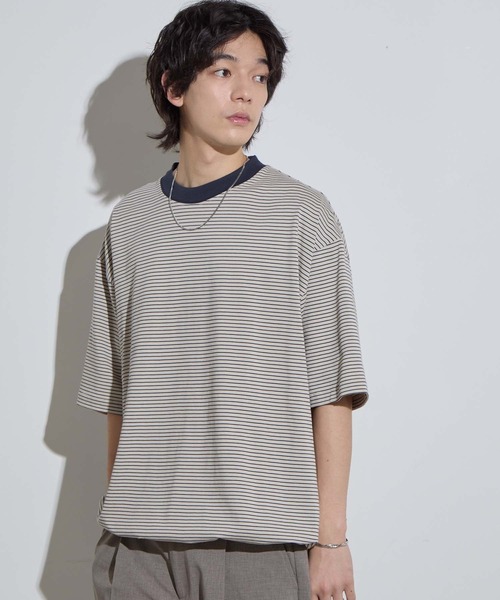 SLICK（スリック） tシャツ 「SLICK/スリック」Micro Border